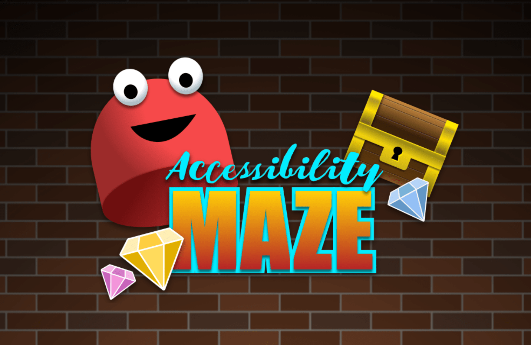 Screenshot of the Accessibility Maze homepage.